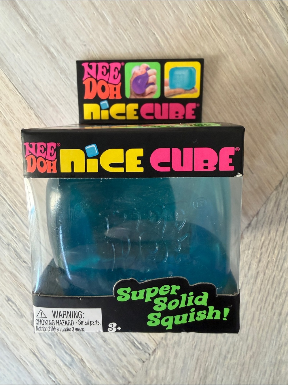NeeDoh Nice Cube - Blue Squishy Toy